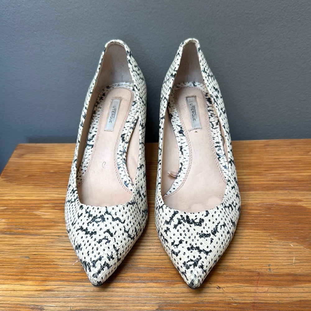 Banana Republic Snakeskin Heels
